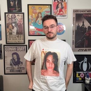 White Rosalia selfie Graphic T-Shirt